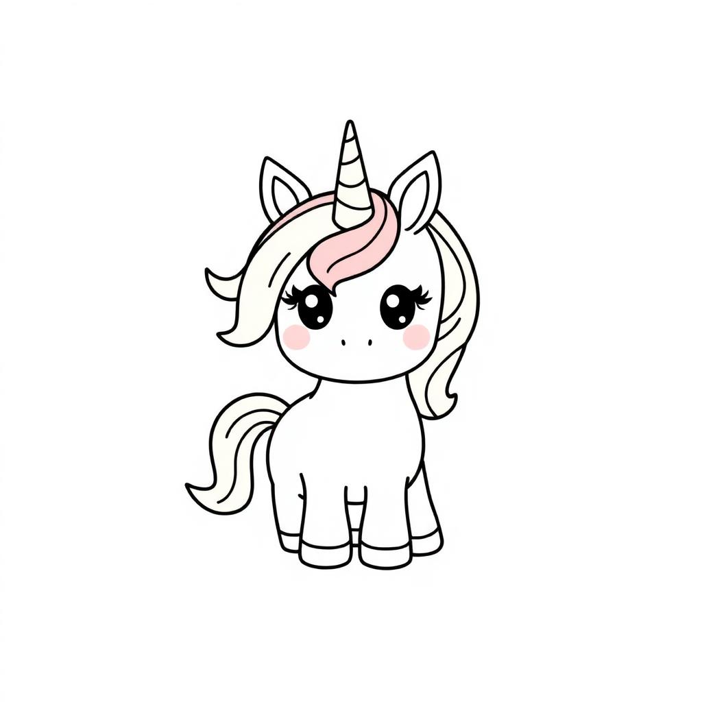 Unicórnio Kawaii